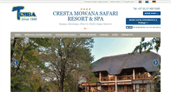 Desktop Screenshot of mowanasafarilodge.net